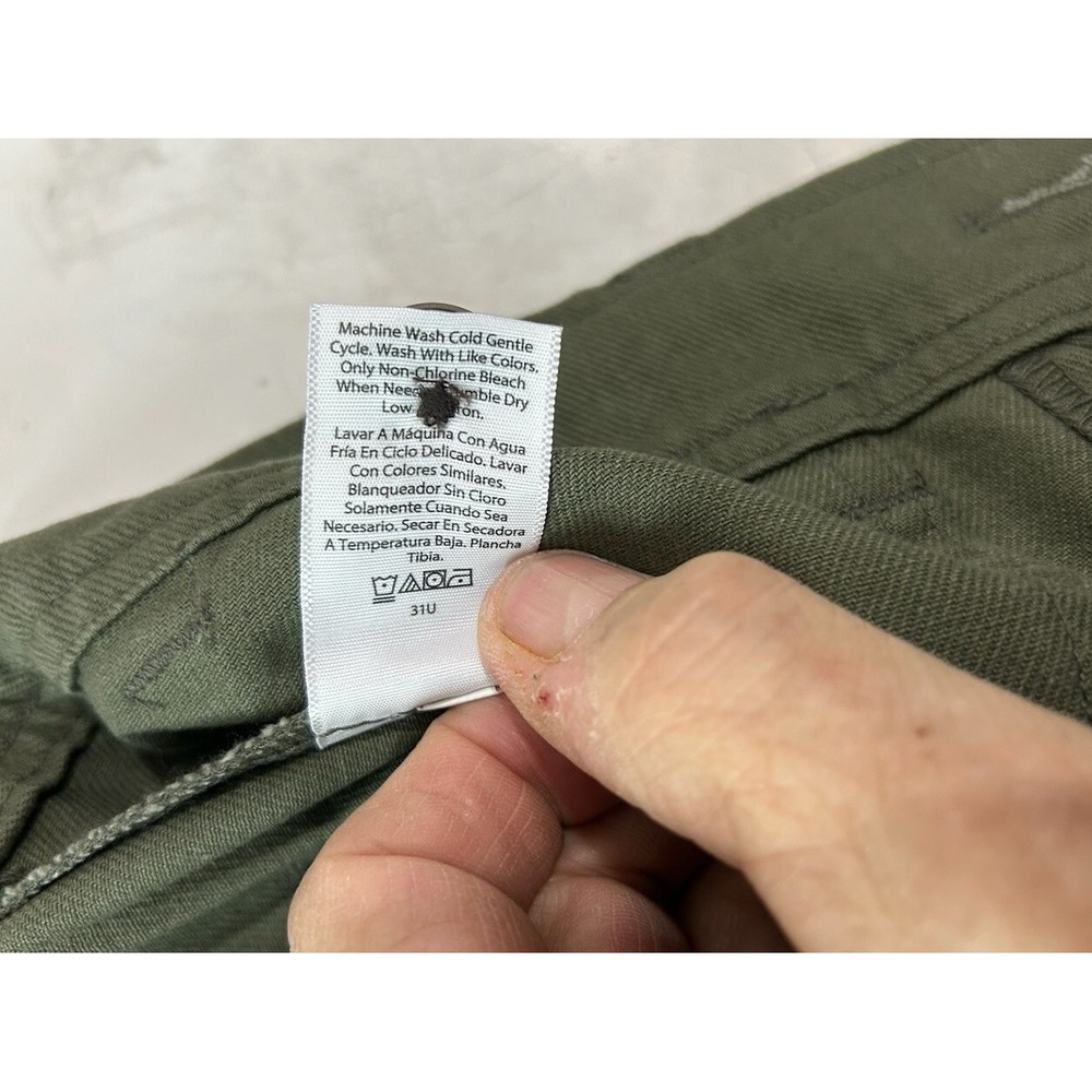 Free Assembly‎ Womens Size 14 Cargo Hiking Pants Active Stretch Olive Green Gorp - Picture 10 of 14